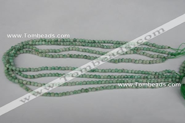 CQJ201 15.5 inches 4mm round Qinghai jade beads wholesale