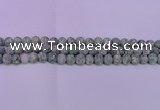 CQJ250 15.5 inches 4mm round matte Qinghai jade beads