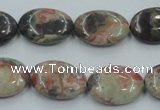 CRA15 15.5 inches 13*18mm oval natural rainforest agate beads