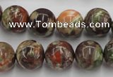 CRA153 15.5 inches 14mm round rainforest agate beads wholesale