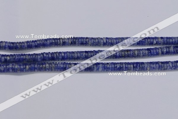 CRB1022 15.5 inches 2*6mm heishi sodalite beads wholesale