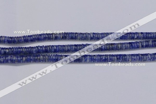 CRB1022 15.5 inches 2*6mm heishi sodalite beads wholesale