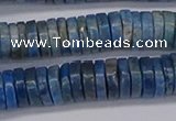 CRB1028 15.5 inches 2*7mm heishi lapis lazuli beads wholesale