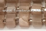 CRB1061 15.5 inches 5*8mm - 6*8mm faceted tyre moonstone beads