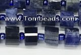 CRB1072 15.5 inches 4*6mm - 5*6mm faceted tyre sodalite beads