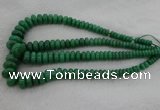 CRB1107 15.5 inches 5*8mm - 9*18mm rondelle green aventurine beads