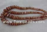 CRB1111 15.5 inches 5*8mm - 9*18mm rondelle moonstone beads