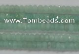 CRB115 15.5 inches 3*4.5mm faceted rondelle amazonite beads