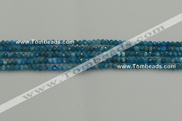 CRB1203 15.5 inches 3*4mm faceted rondelle apatite beads