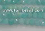 CRB1216 15.5 inches 4*6mm faceted rondelle amazonite beads