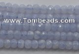 CRB123 15.5 inches 2.5*4mm faceted rondelle blue lace agate beads