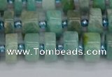 CRB1232 15.5 inches 6*10mm tyre amazonite gemstone beads