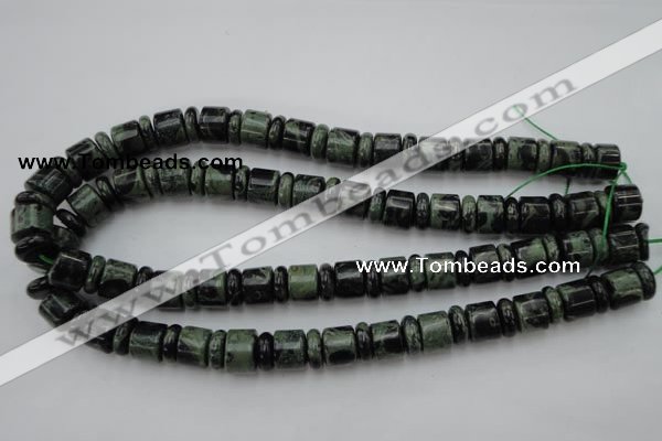 CRB139 15.5 inches 6*12mm & 10*12mm rondelle kambaba jasper beads