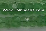 CRB1460 15.5 inches 6*10mm faceted rondelle green fluorite beads