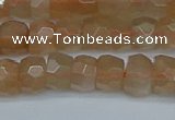 CRB1468 15.5 inches 4*6mm faceted rondelle moonstone beads