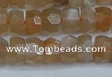 CRB1469 15.5 inches 5*8mm faceted rondelle moonstone beads