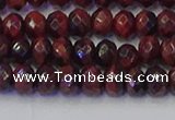 CRB1844 15.5 inches 4*6mm faceted rondelle red tiger eye beads