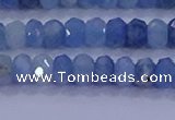 CRB1891 15.5 inches 3*5mm faceted rondelle aquamarine beads