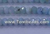 CRB1895 15.5 inches 3*5mm faceted rondelle larimar beads