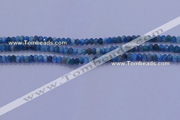 CRB1898 15.5 inches 2.5*4mm faceted rondelle apatite beads