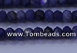 CRB1904 15.5 inches 2.5*4mm faceted rondelle sapphire beads