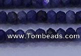 CRB1904 15.5 inches 2.5*4mm faceted rondelle sapphire beads