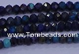 CRB1906 15.5 inches 2*3mm faceted rondelle chrysocolla & turquoise beads