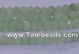 CRB1912 15.5 inches 2*3mm faceted rondelle green opal beads