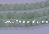 CRB1913 15.5 inches 2.5*4mm faceted rondelle green opal beads