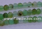 CRB1916 15.5 inches 2.5*4mm faceted rondelle Australia chrysoprase beads