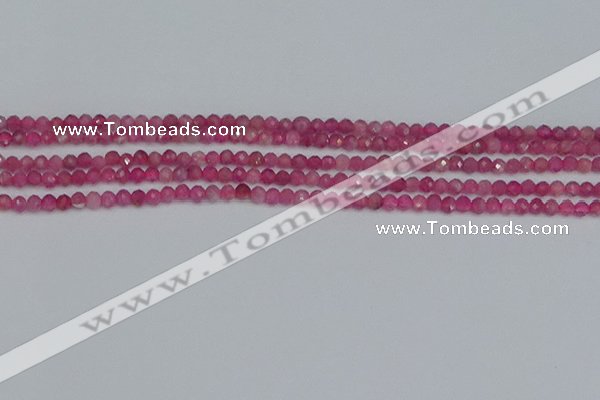 CRB1935 15.5 inches 2*3mm faceted rondelle pink tourmaline beads