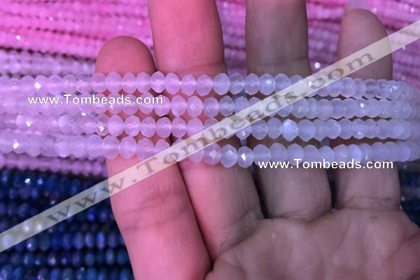 CRB1961 15.5 inches 3.5*5mm faceted rondelle white moonstone beads