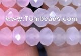 CRB1962 15.5 inches 4*6mm faceted rondelle white moonstone beads