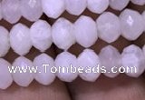 CRB1966 15.5 inches 4*6mm faceted rondelle white moonstone beads