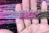 CRB1971 15.5 inches 3*4mm faceted rondelle tourmaline beads