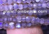 CRB1979 15.5 inches 2*3mm faceted rondelle labradorite beads