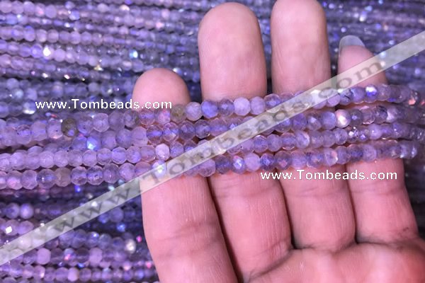 CRB1981 15.5 inches 3*5mm faceted rondelle labradorite beads