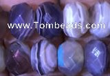 CRB1996 15.5 inches 7*10mm faceted rondelle Botswana agate beads