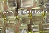 CRB2030 15.5 inches 7mm - 8mm faceted tyre lemon quartz beads