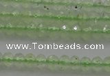 CRB212 15.5 inches 3*4mm faceted rondelle green rutilated quartz beads