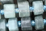 CRB2125 15.5 inches 7mm - 8mm faceted tyre kyanite beads