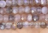 CRB2219 15.5 inches 2*3mm faceted rondelle moonstone beads