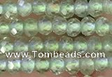 CRB2227 15.5 inches 2*3mm faceted rondelle prehnite beads