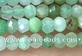 CRB2239 15.5 inches 2*3mm faceted rondelle Australia chrysoprase beads