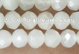 CRB2255 15.5 inches 3*4mm faceted rondelle white moonstone beads