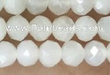 CRB2255 15.5 inches 3*4mm faceted rondelle white moonstone beads