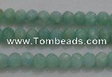 CRB226 15.5 inches 2.5*4mm faceted rondelle amazonite beads