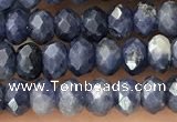 CRB2268 15.5 inches 3*4mm faceted rondelle sapphire beads