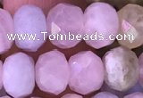 CRB2278 15.5 inches 5*8mm faceted rondelle morganite beads