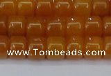 CRB2501 15.5 inches 6*8mm rondelle yellow jade beads wholesale